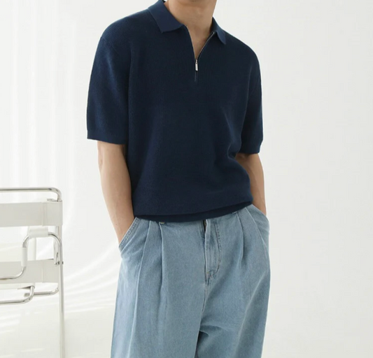 VIDA ZIPPED POLO