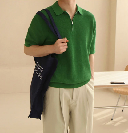 VIDA ZIPPED POLO