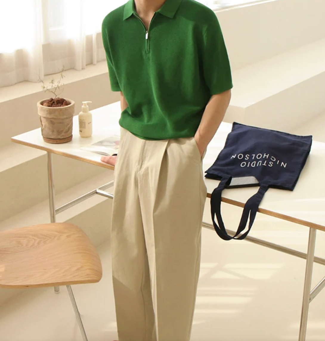 VIDA ZIPPED POLO